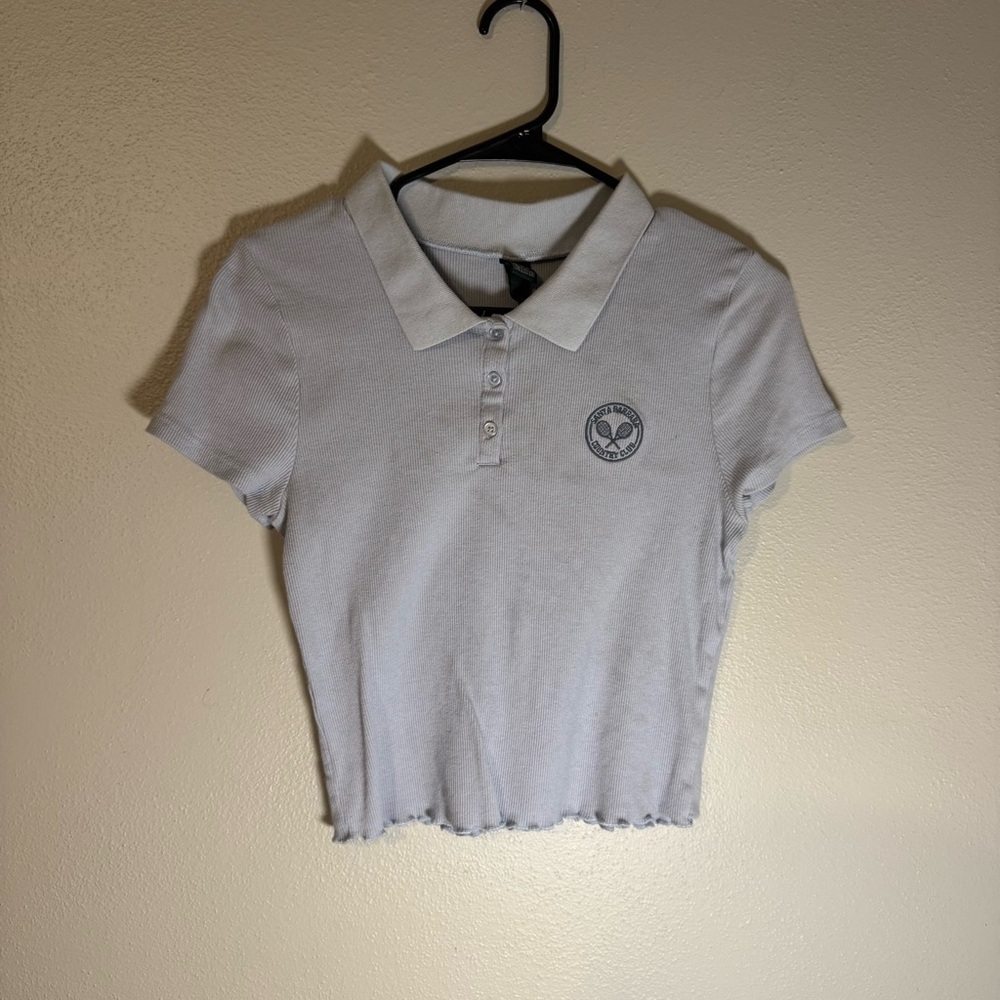 Wild Fable Light Gray Button Down Shirt